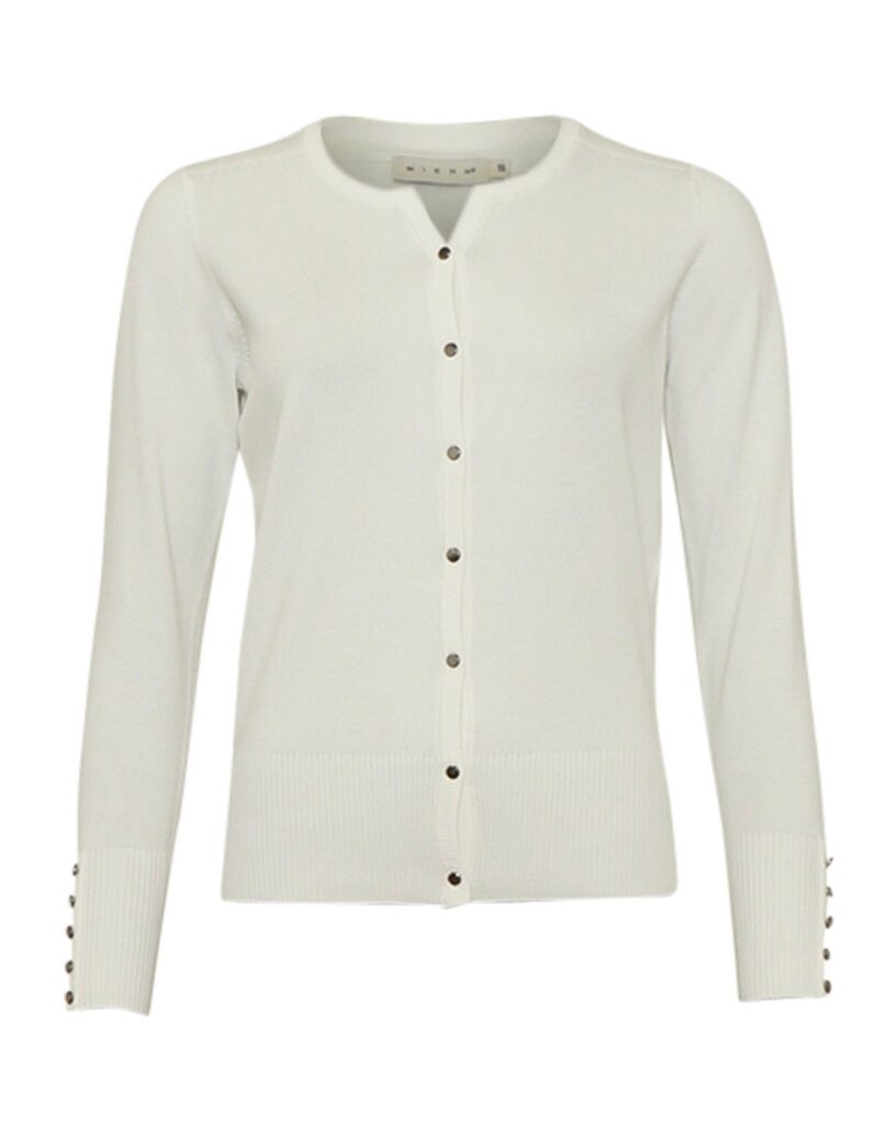 Vest Uni ronde hals (knoop) LM