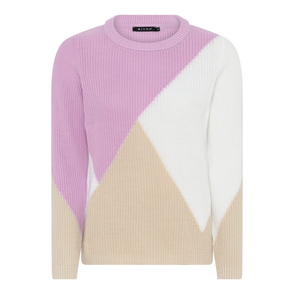 Trui colorblock voorjaar Micha