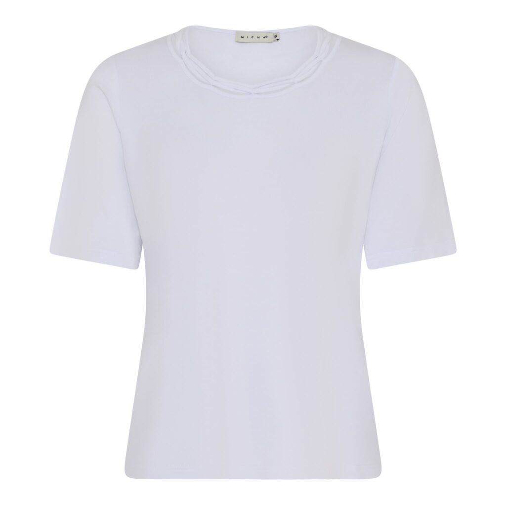 Shirt uni Micha viscose KM