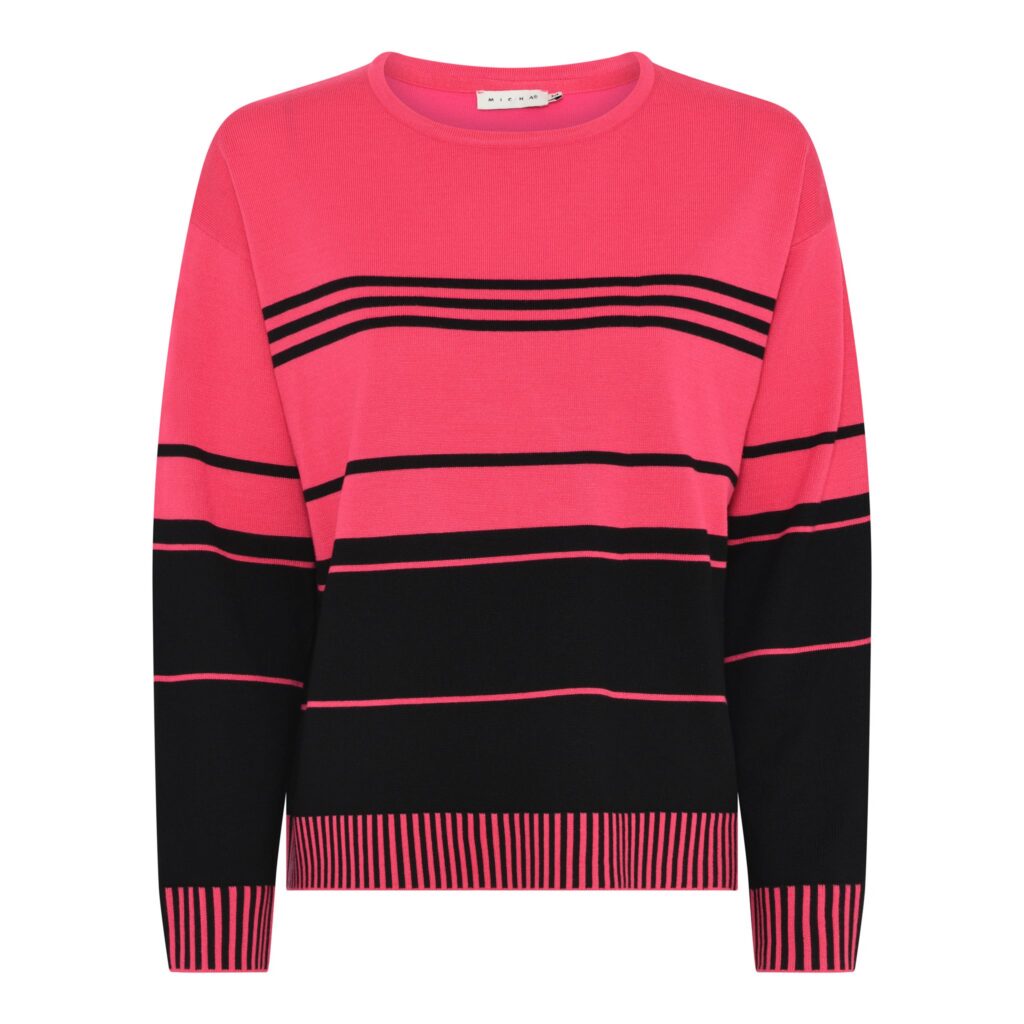Jumper streep ronde hals Micha