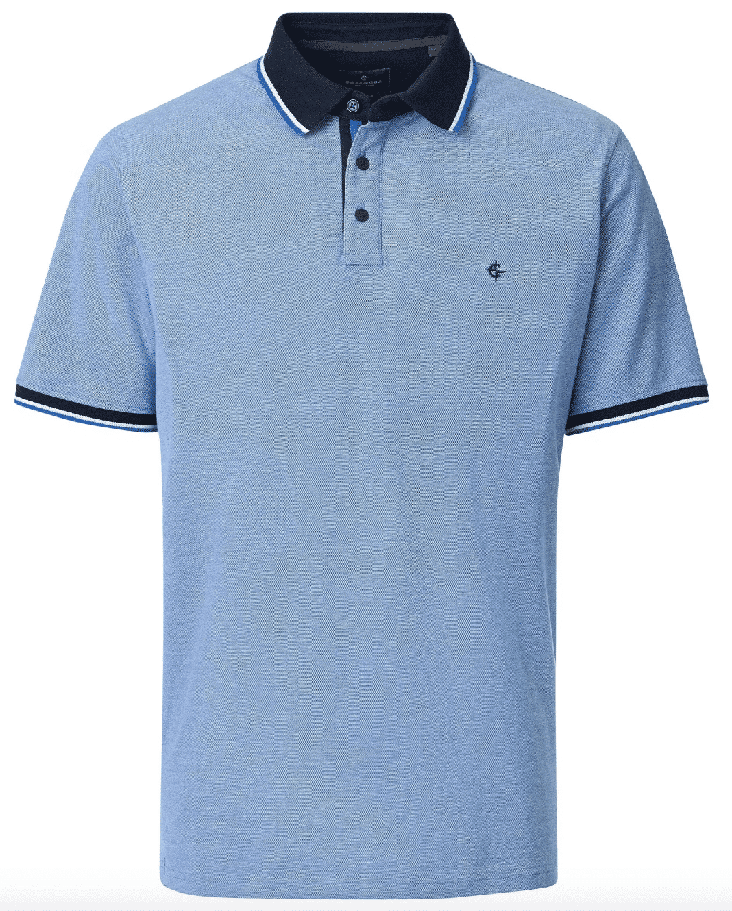 Heren Polo uni cot CasaModa KM