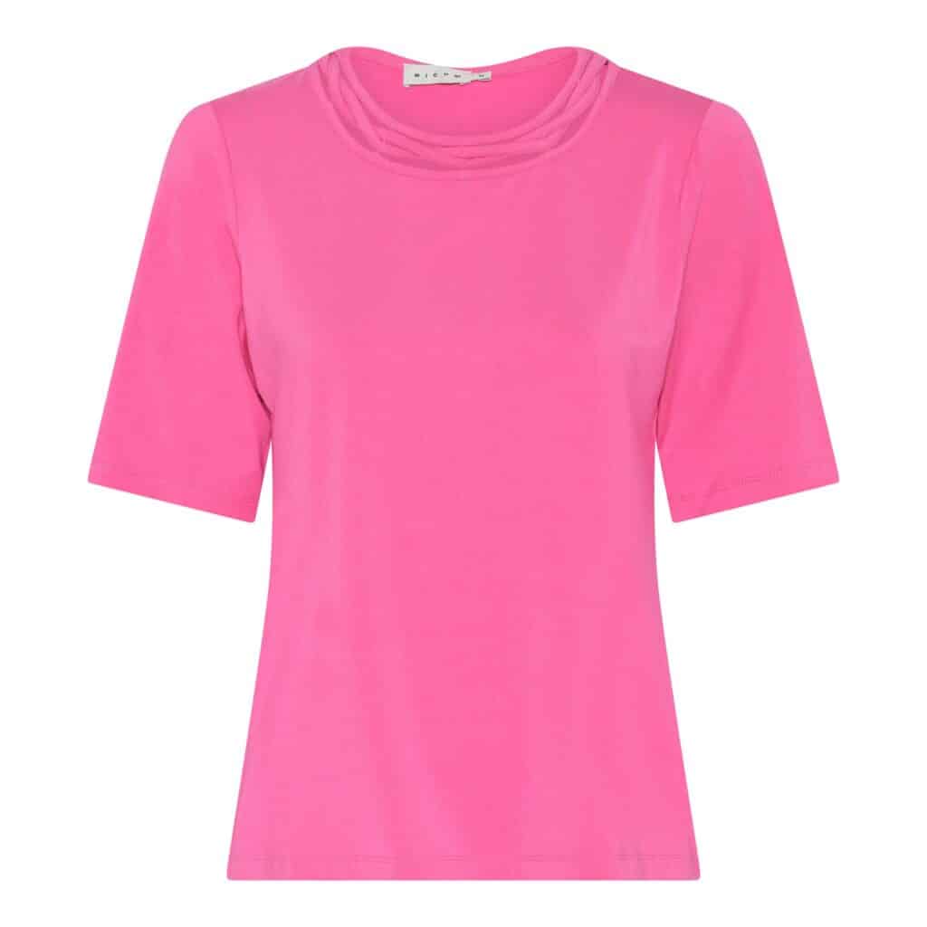 Shirt uni Micha viscose KM