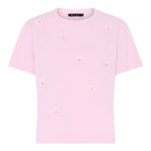 Shirt uni bloem katoen Micha K