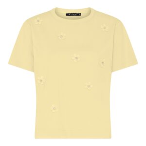 Shirt uni bloem katoen Micha K