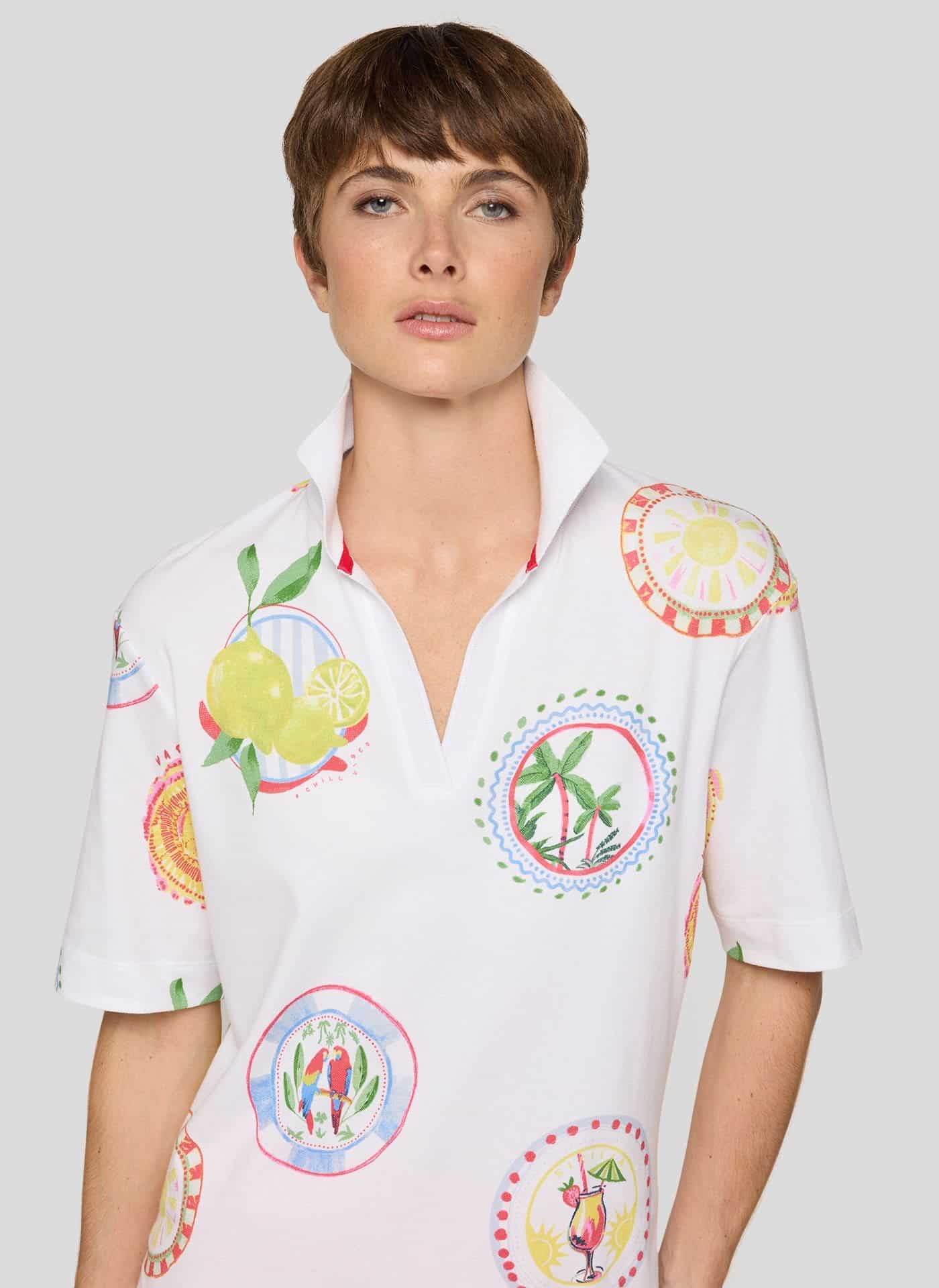 Poloshirt zomers fruit Rabe