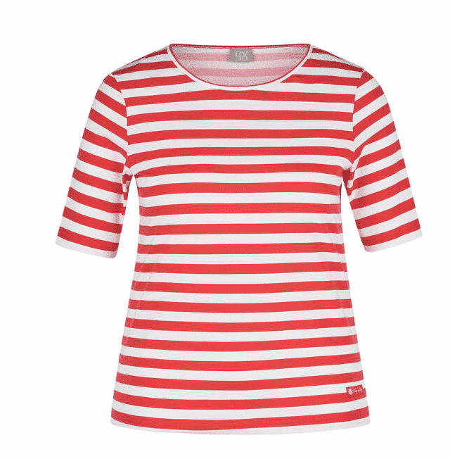 Shirt streep  koraal (rabe)KM
