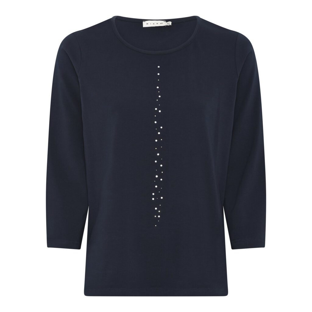 Shirt uni luxe modal Micha 3/4
