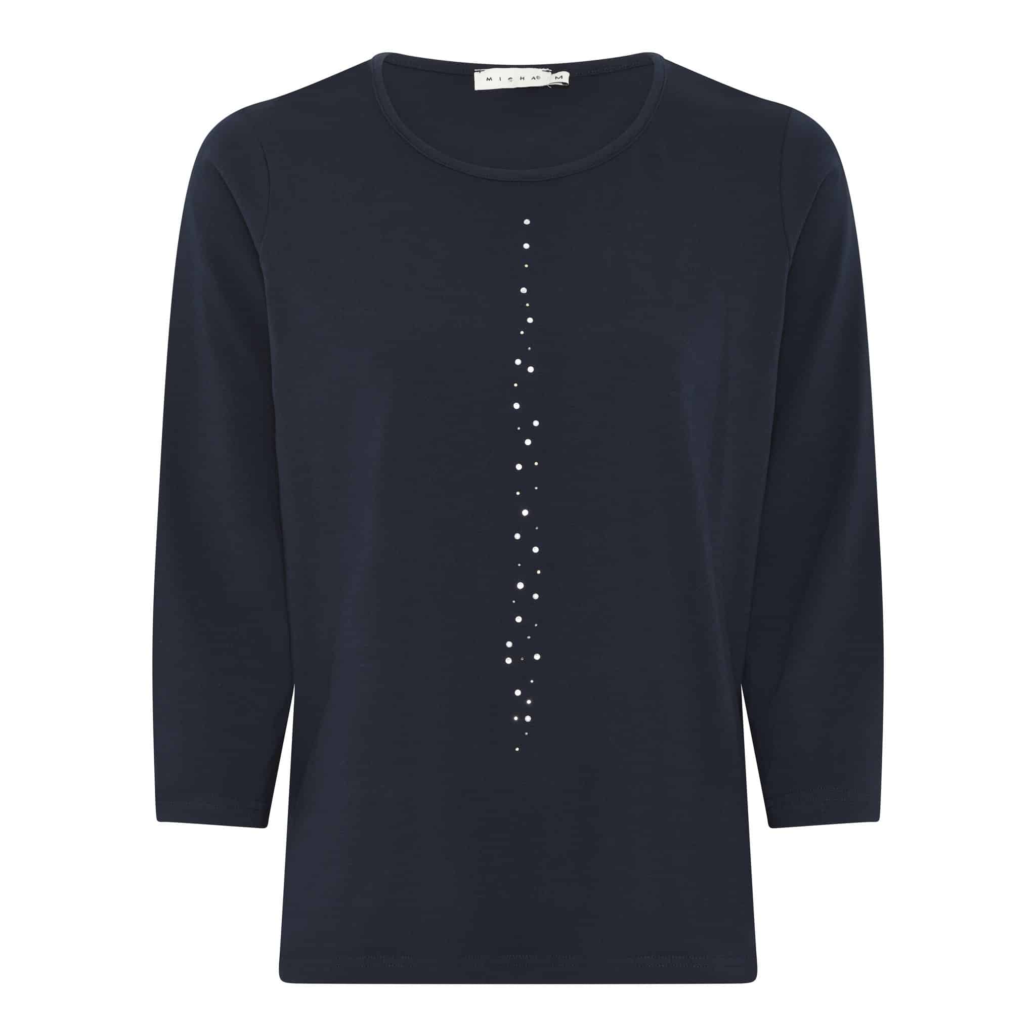 Shirt uni luxe modal Micha 3/4