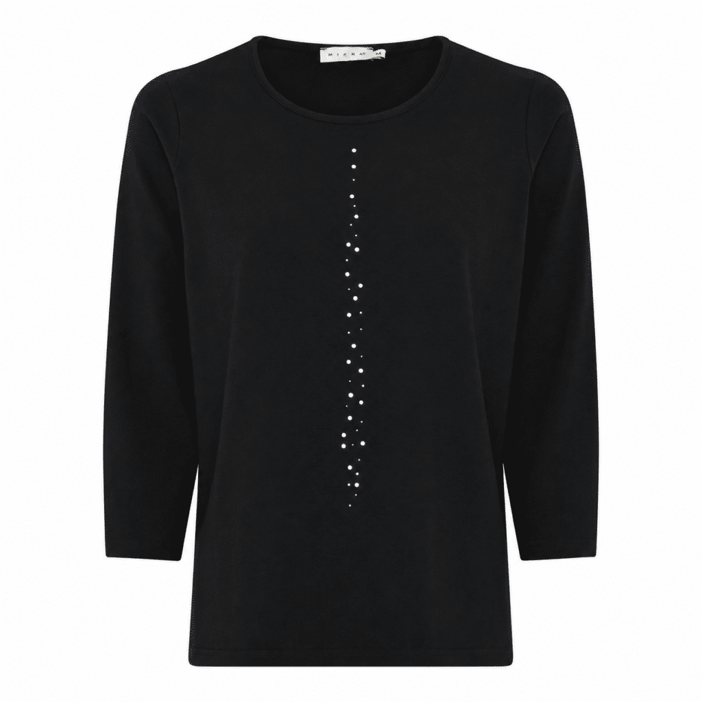 Shirt uni luxe modal Micha 3/4