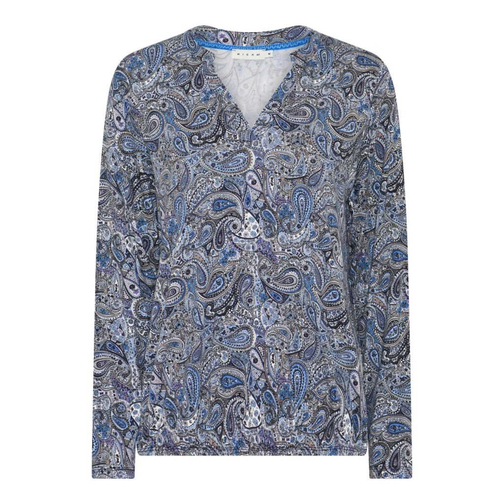 Blouson blue paisley Micha