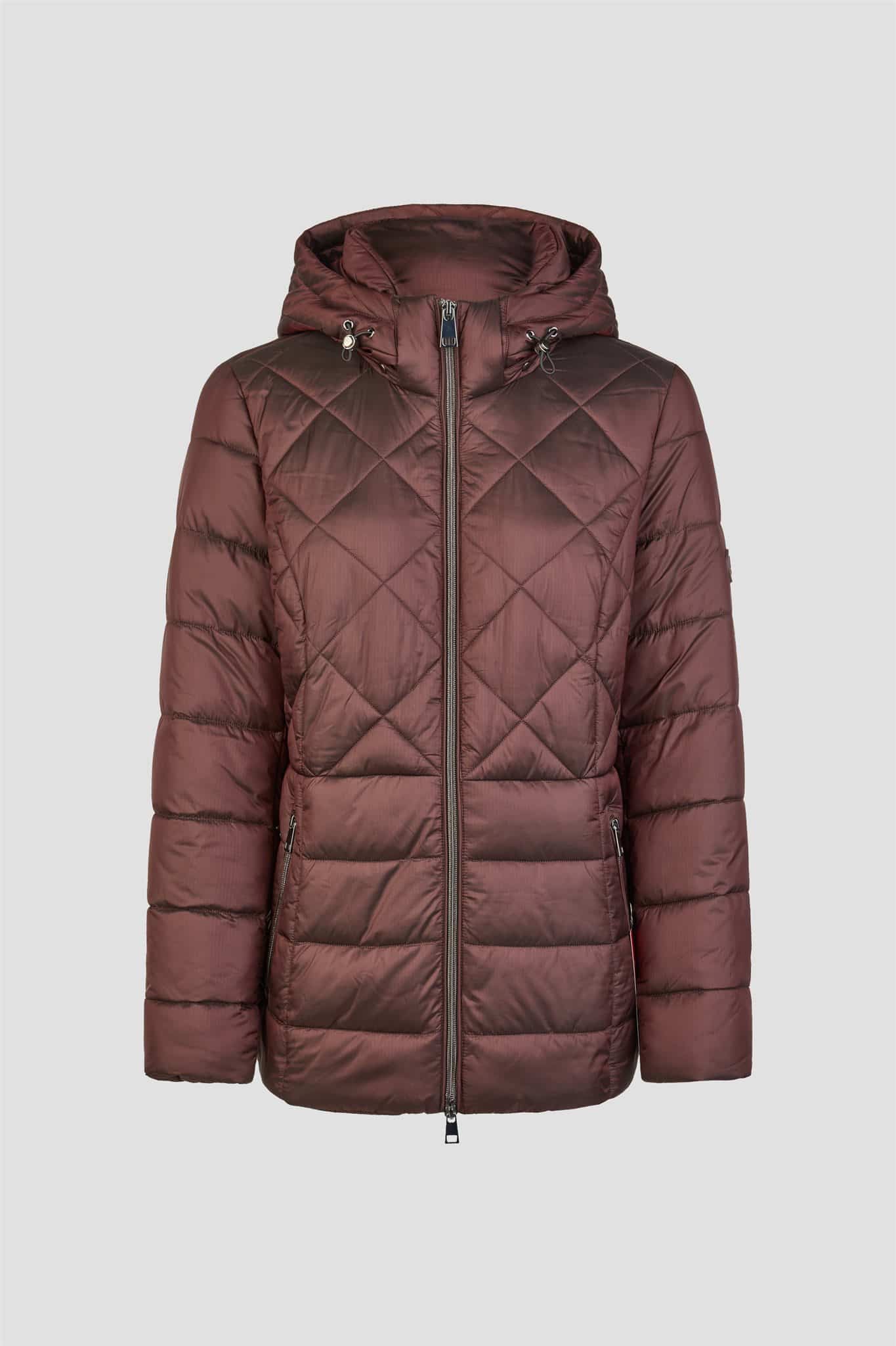 Jacke grof gestept +cap Lebek