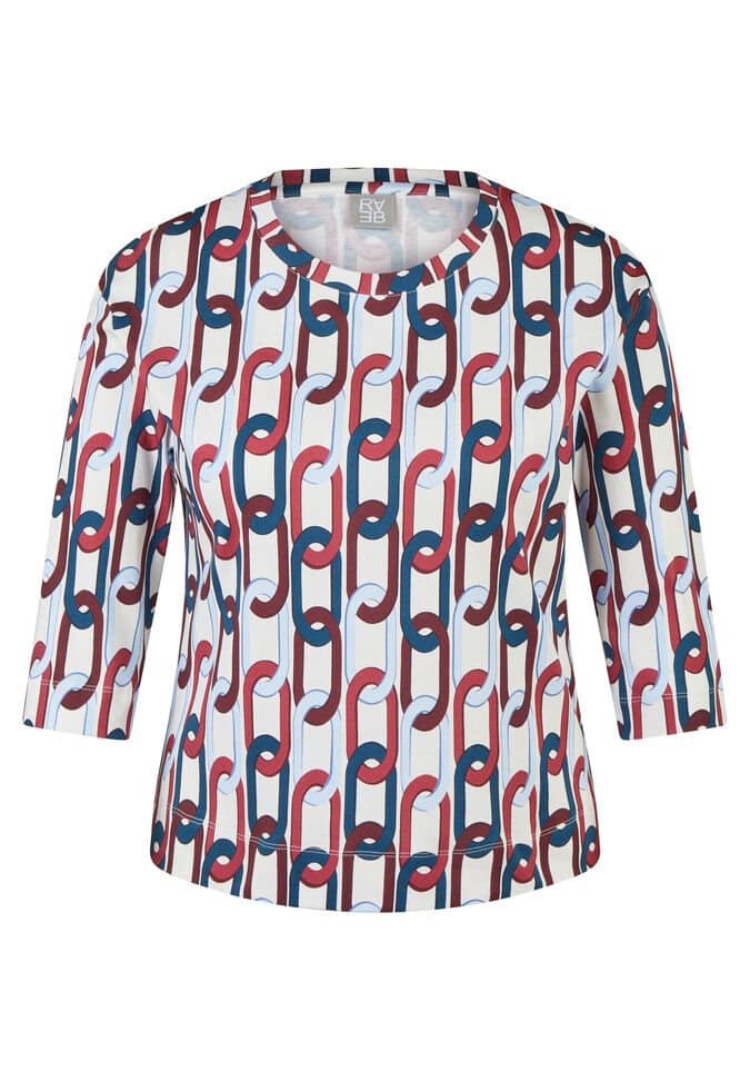 Shirt bordo ketting rabe 3/4M