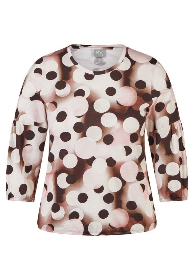 Shirt roze rondas (rabe) 3/4M