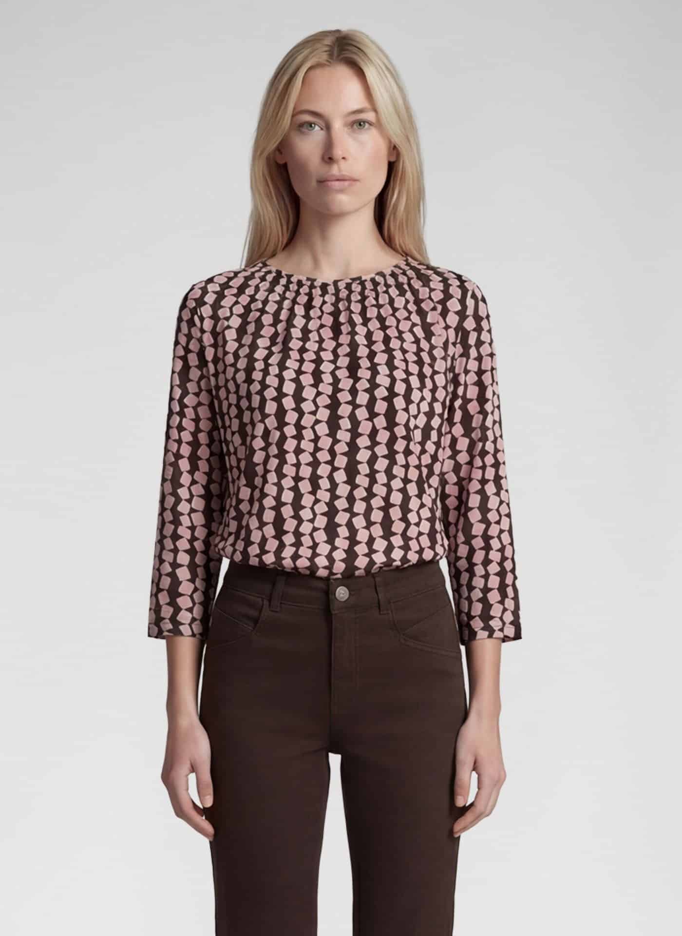 Shirt roze spat (rabe) 3/4M