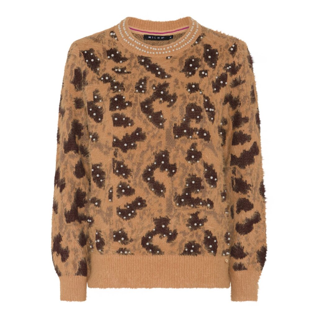 Trui Leopard (harig) Micha