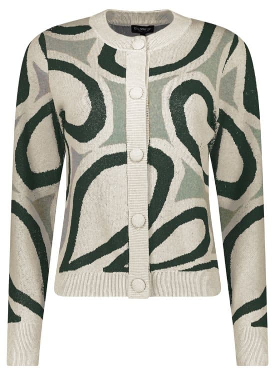 Vest print button Bloomings