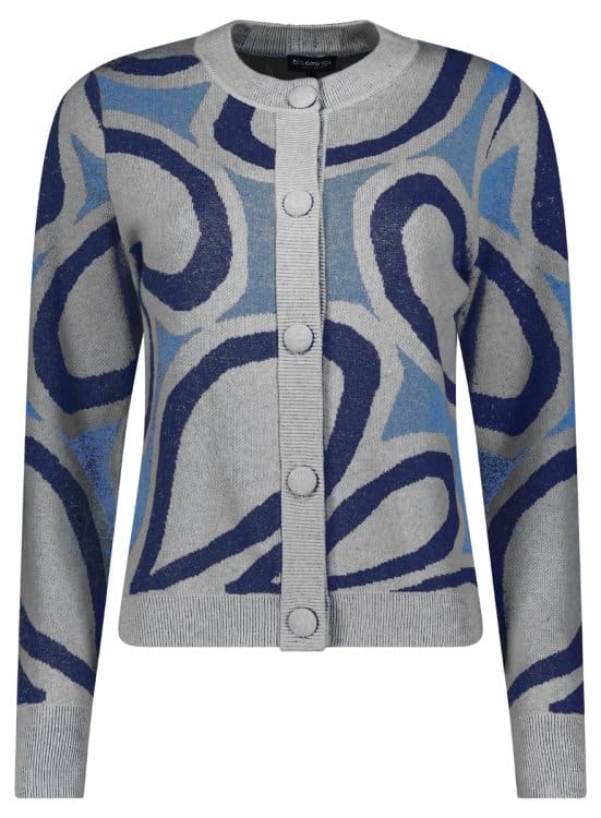 Vest print button Bloomings