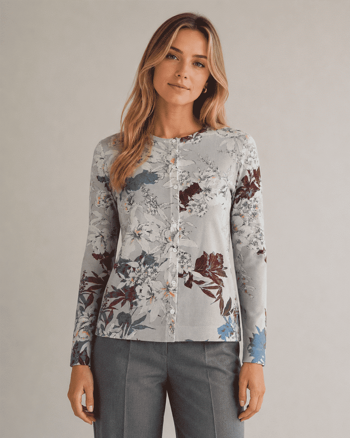 Vest warm print Bloomings