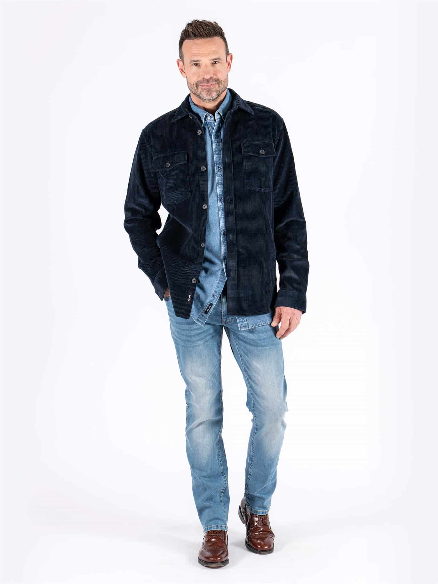 Heren overshirt Rib Pre End
