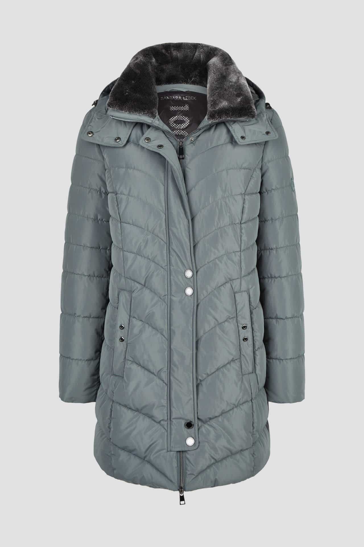 Jacke sage + cap en bont Lebek