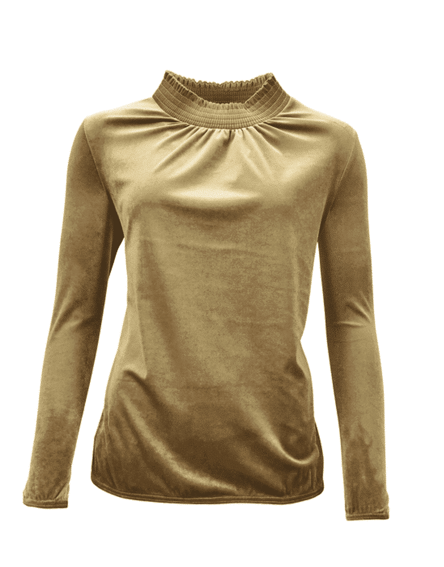 Shirt uni velvet Alexia sensia