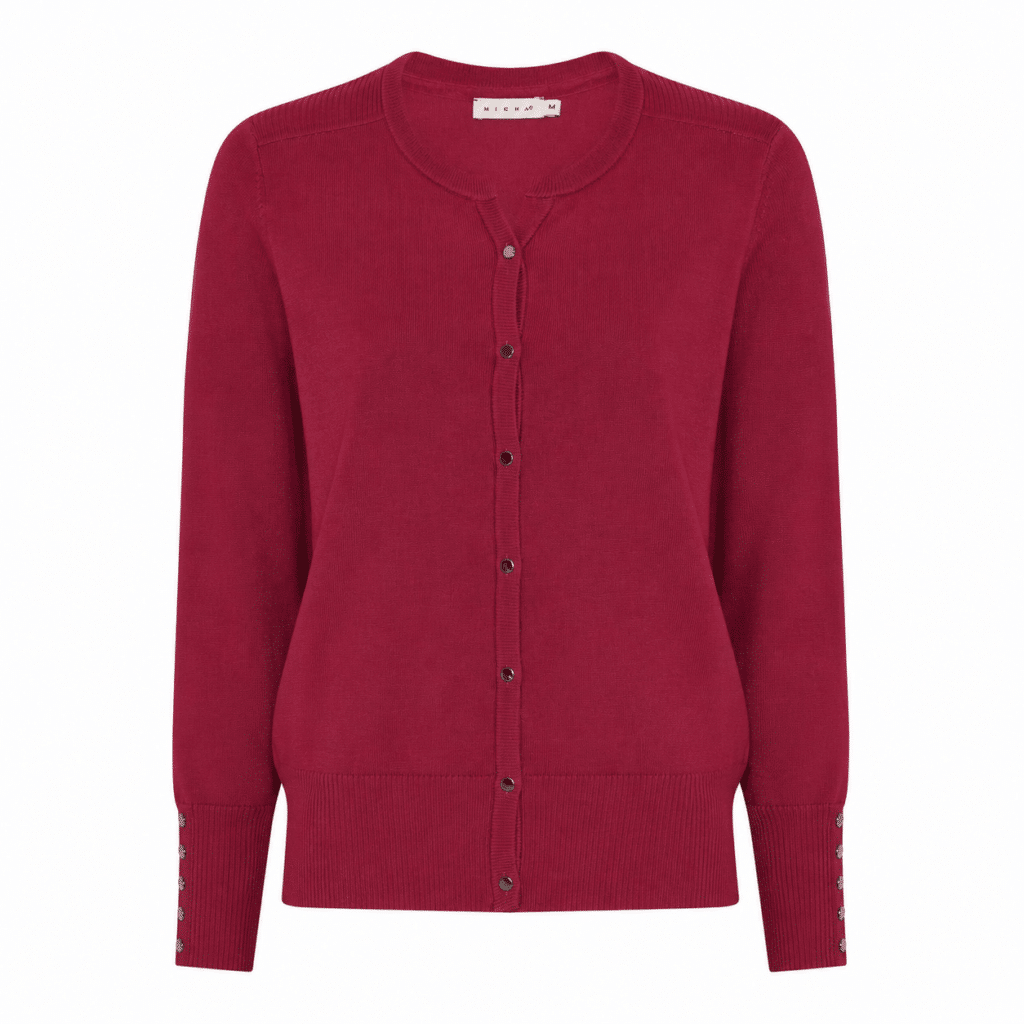 Vest ronde hals (knoop) Micha