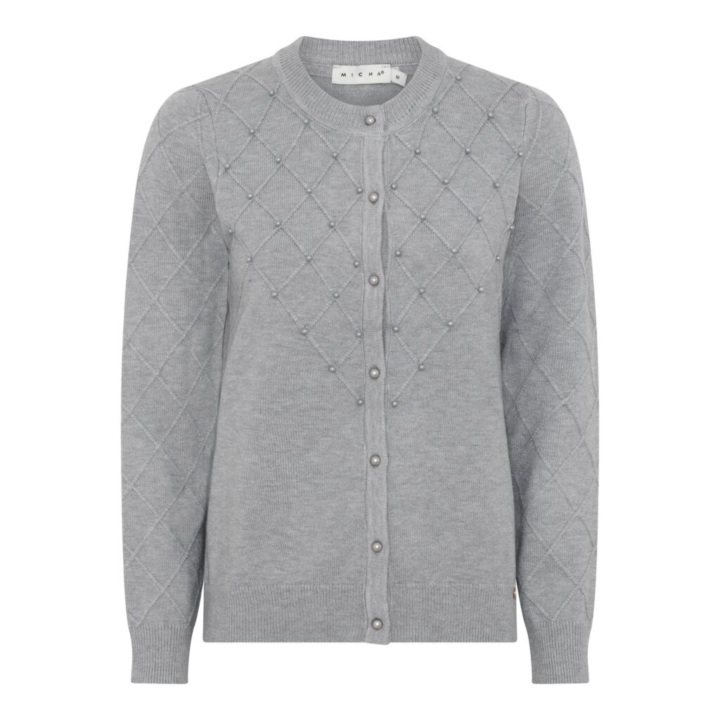 Vest uni zacht + parels Micha